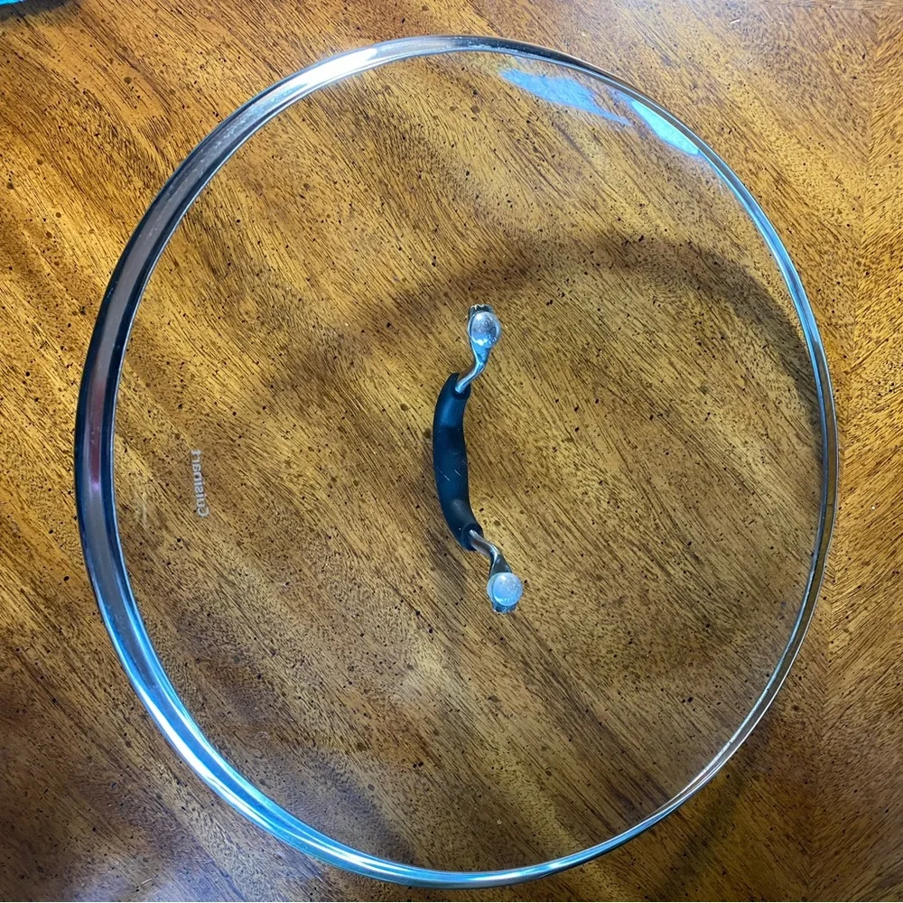 Cuisinart 11 3/4”Glass Lid with Black Handle